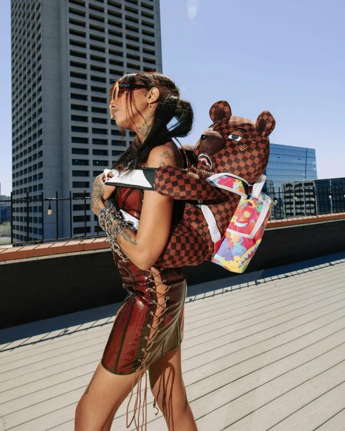 BEAR WEARING BACKPACK AS A BACKPACK Bags SPRAYGROUND