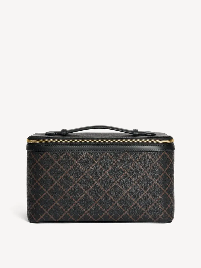 Beauty Bags Women By Malene Birger Bae Beauty Cosmetics Case Dark Chokolate