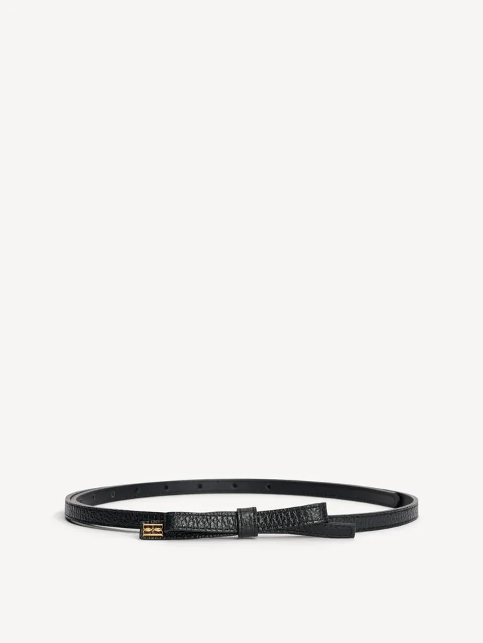 Belts Women By Malene Birger Booma Leather Belt Black