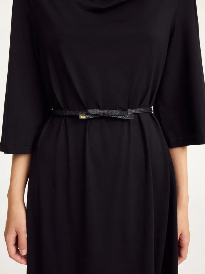 Belts Women By Malene Birger Booma Leather Belt Black