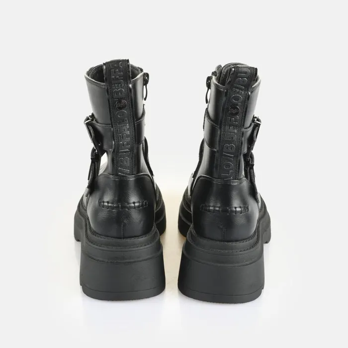 Bfl Mars Biker 8211 Vegan Nappa 8211 Black Black Buffalo Boots and AnkleBoots Bfl Mars Biker 8211 Vegan Nappa 8211 Black Black Buffalo Boots and AnkleBoots