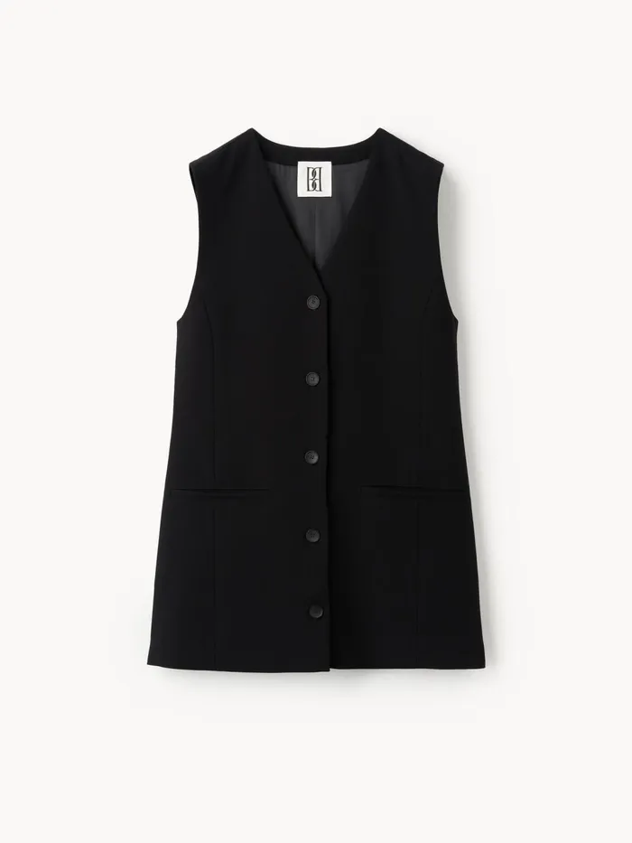 Blazers Women By Malene Birger Francinne Waistcoat Black