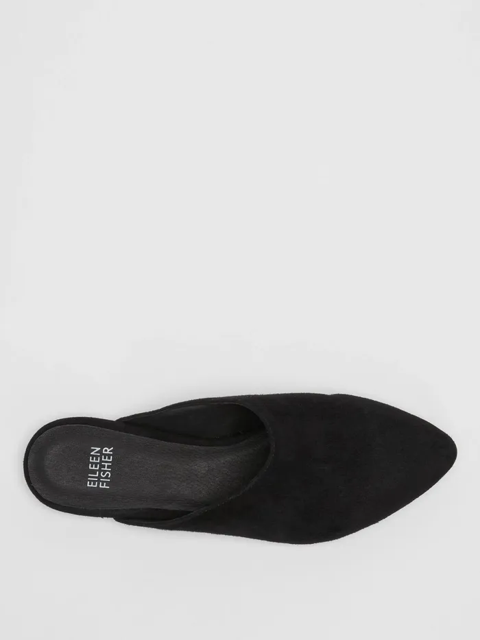 Blog Suede Mule Black Women Eileen Fisher Shoes