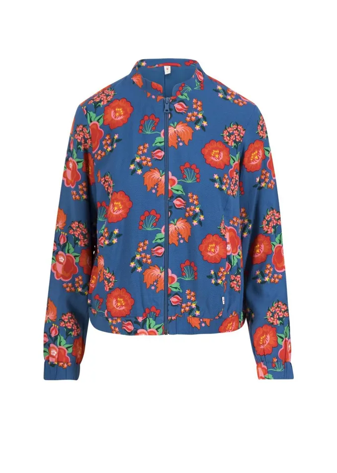 Blutsgeschwister Blouson Springbreaker Blue Women Jackets and Coats