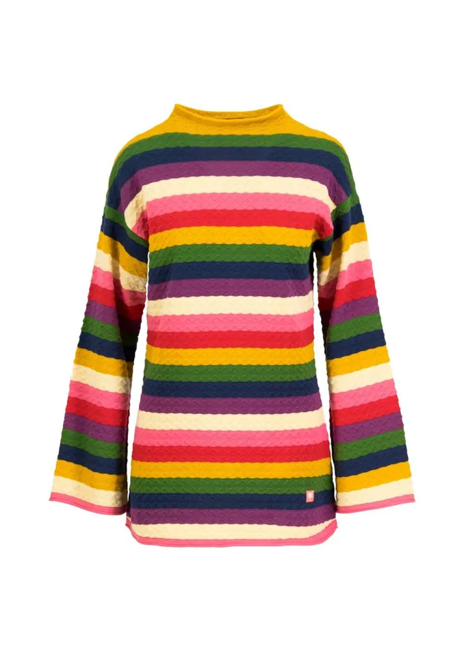 Blutsgeschwister Breton Shirt Sunset Sweetie Pink Women Tops