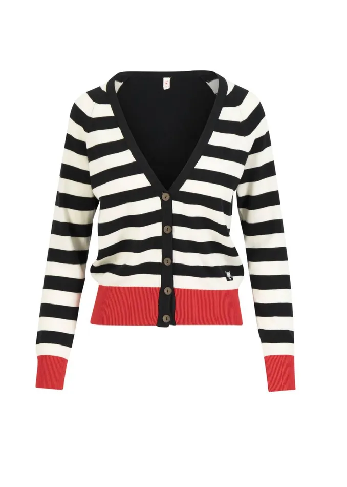 Blutsgeschwister Cardigan Bright Side Of Life Black Women Cardigans