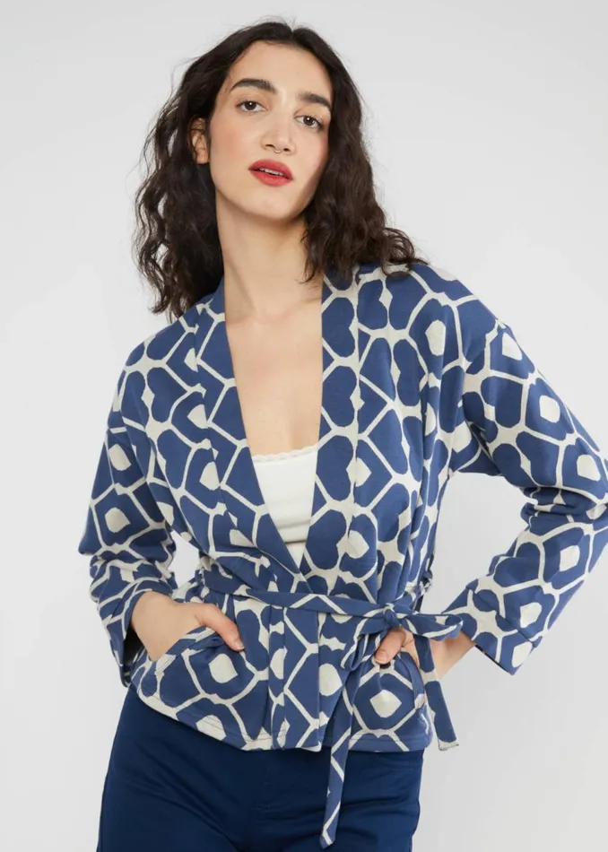 Blutsgeschwister Cardigan Cardymono Blue Women Cardigans