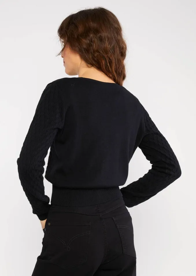 Blutsgeschwister Cardigan Save The World Black Women Cardigans