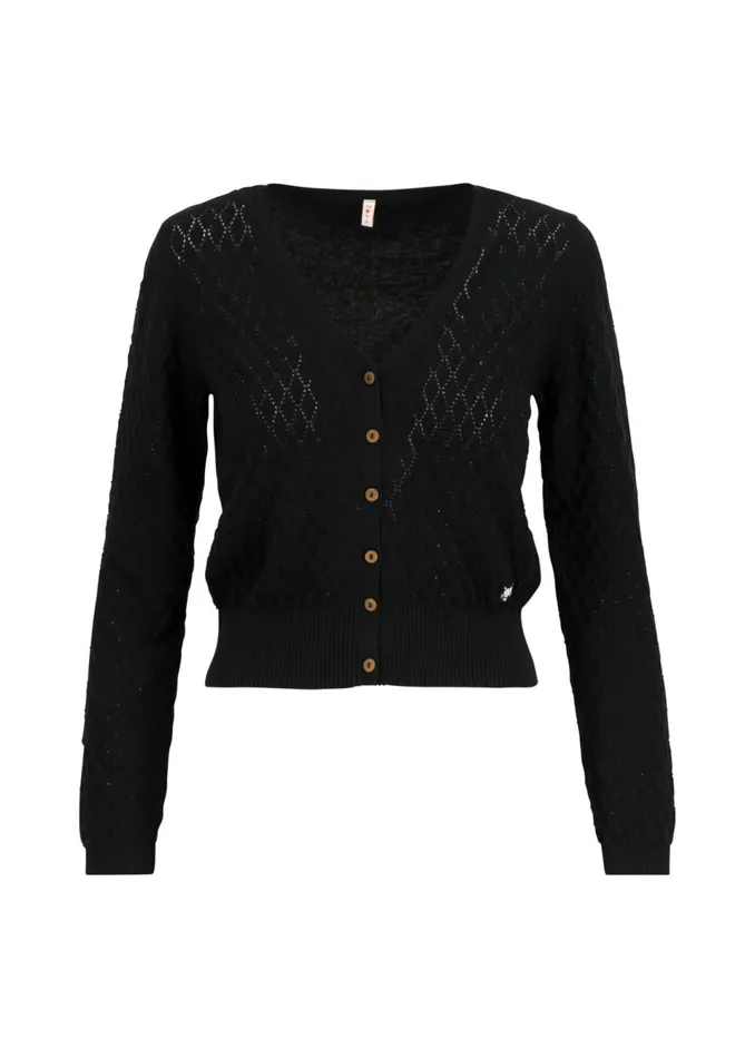 Blutsgeschwister Cardigan Save The World Black Women Cardigans