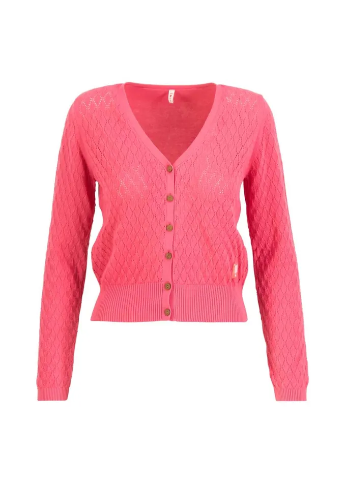 Blutsgeschwister Cardigan Save The World Pink Women Cardigans