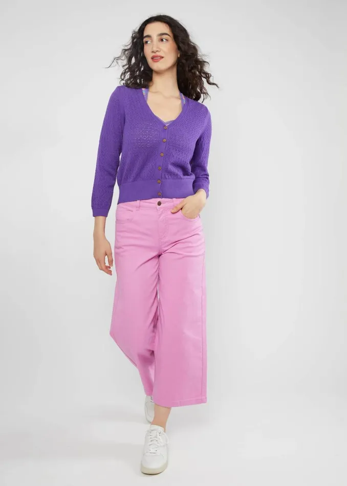 Blutsgeschwister Cardigan Sweet Petite Purple Women Cardigans