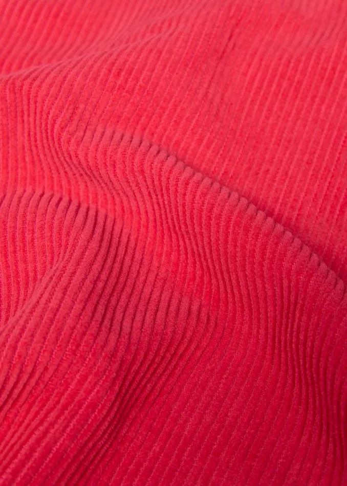 Blutsgeschwister Corduroy Skirt The Corduroyal Red Women Skirts