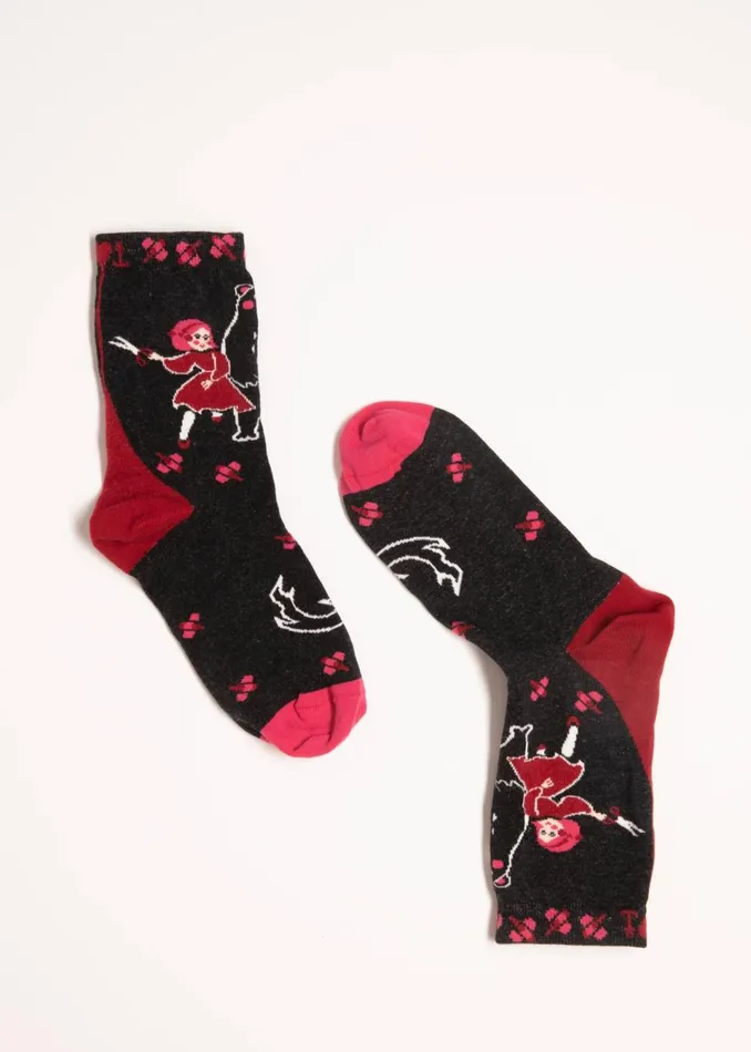 Blutsgeschwister Cotton Socks Sensational Steps Black Women Other Accessoires