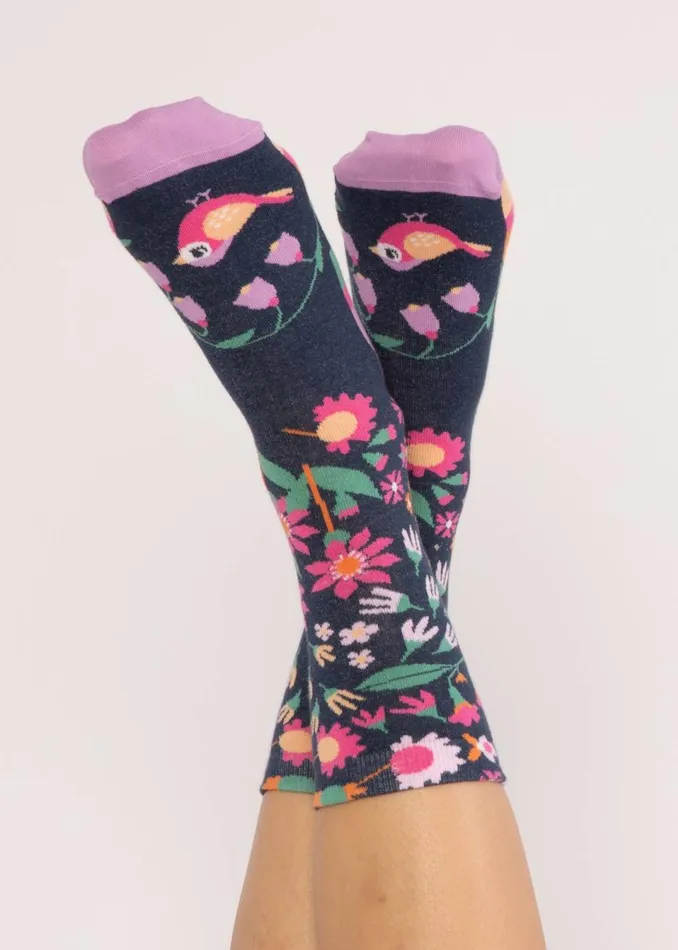 Blutsgeschwister Cotton Socks Sensational Steps Blue Women Other Accessoires