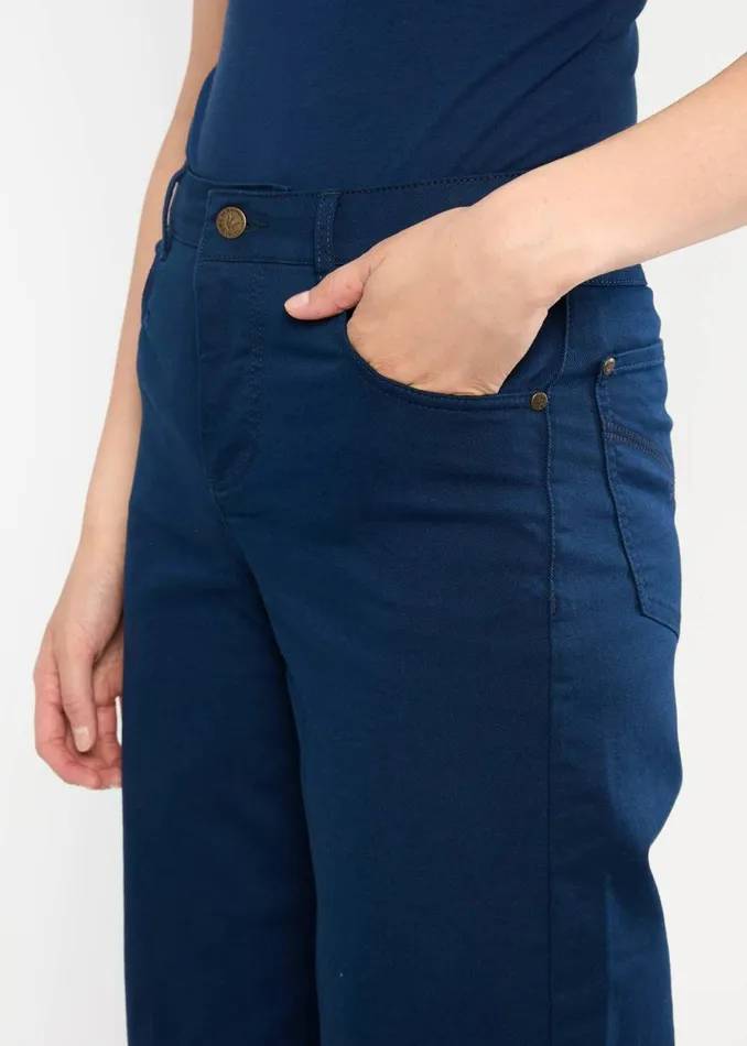 Blutsgeschwister Culottes High Waist Culotte Blue Women Trousers