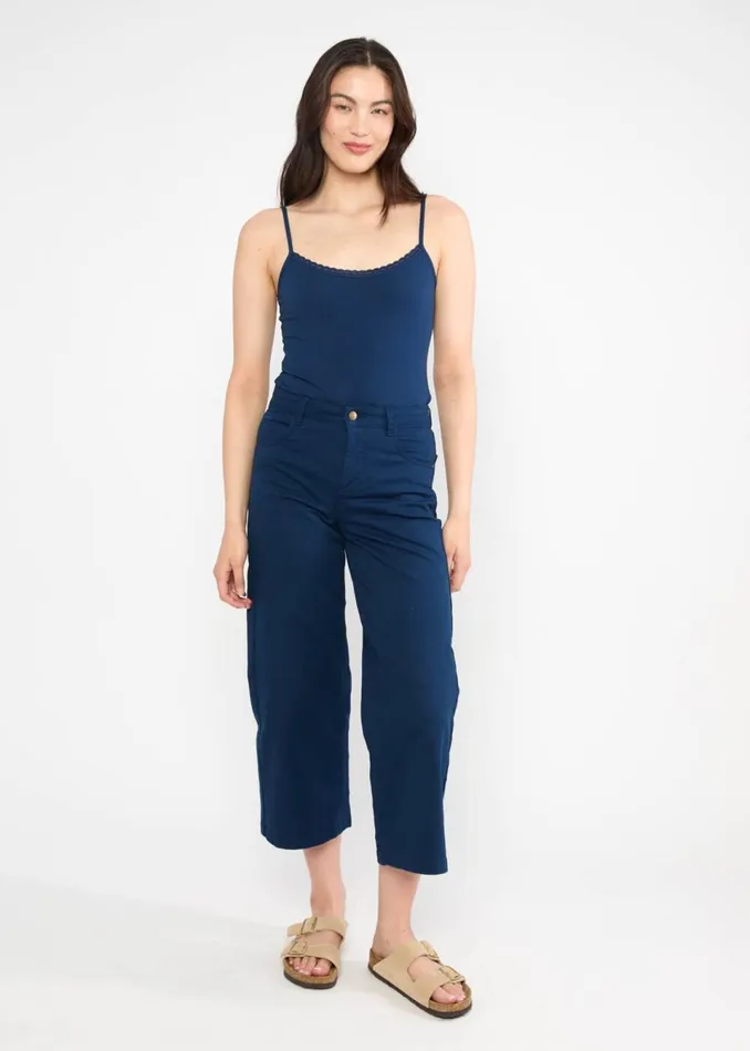 Blutsgeschwister Culottes High Waist Culotte Blue Women Trousers