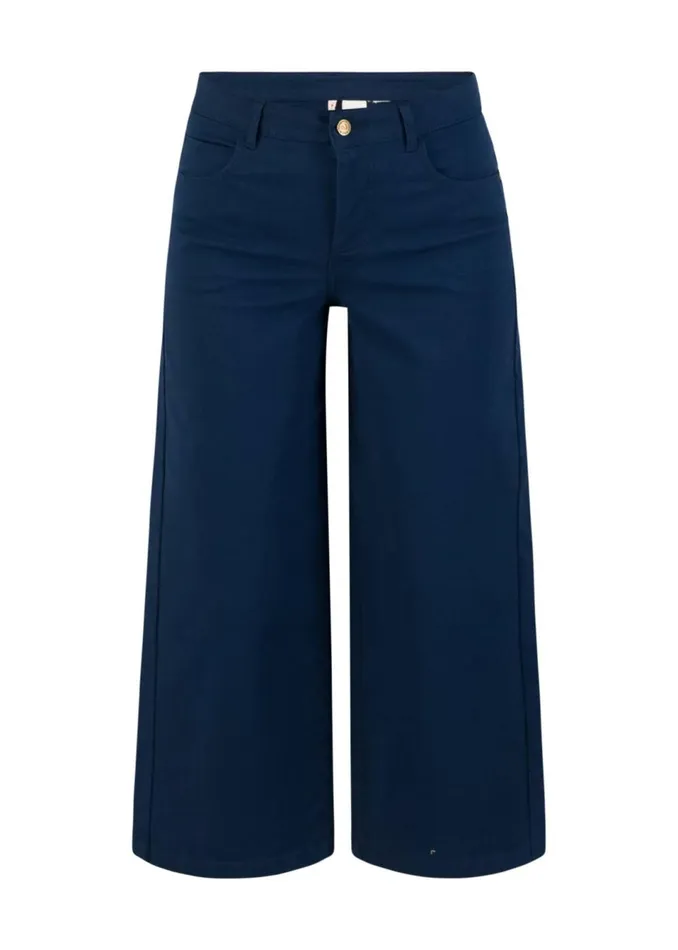 Blutsgeschwister Culottes High Waist Culotte Blue Women Trousers