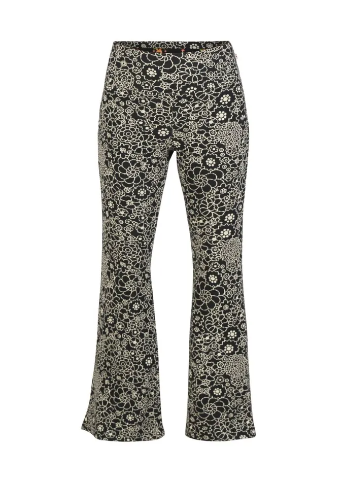 Blutsgeschwister Flares On A Winters Day Flared Black Women Trousers