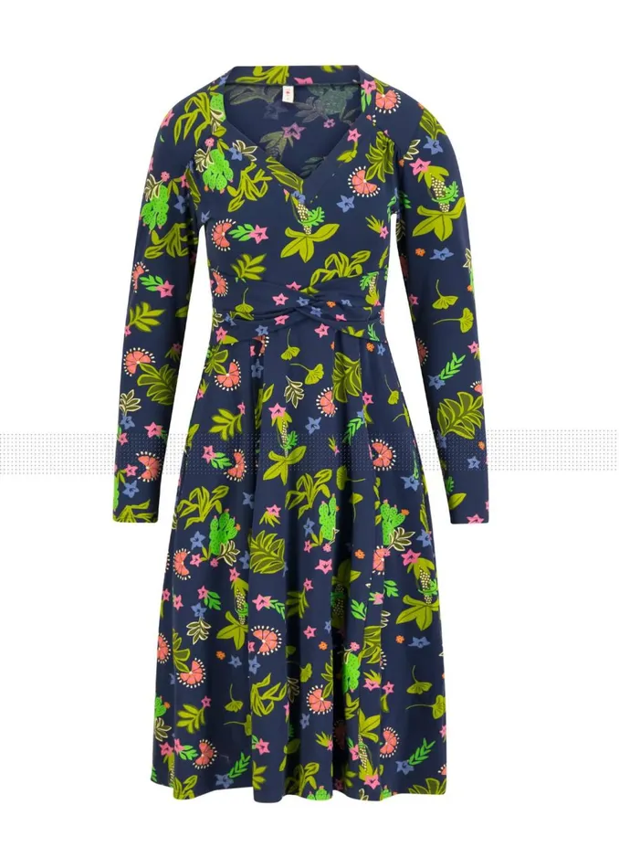 Blutsgeschwister Jersey Dress Shake Rattle And Roll Blue Women Dresses