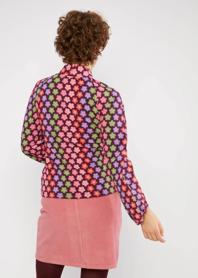 Blutsgeschwister Jersey Top Whispering Serenity Brown Women Tops