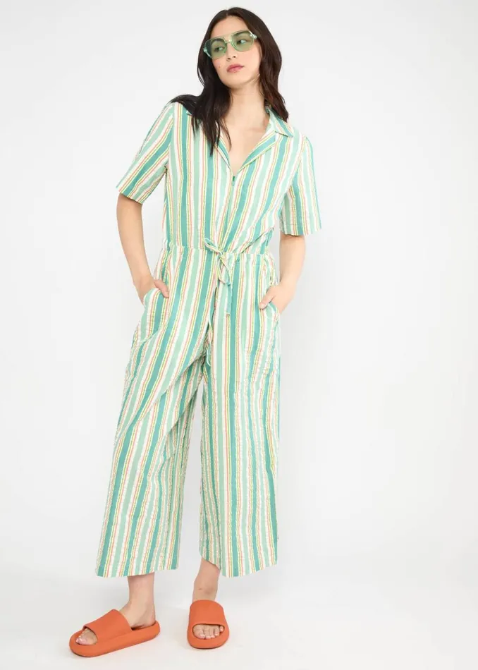 Blutsgeschwister Jumpsuit Jump In Jacky Green Women Jumpsuits
