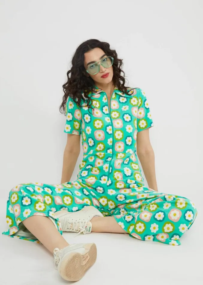 Blutsgeschwister Jumpsuit Rene Love Green Women Trousers
