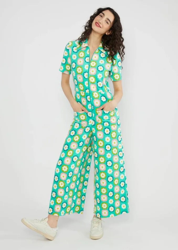 Blutsgeschwister Jumpsuit Rene Love Green Women Trousers
