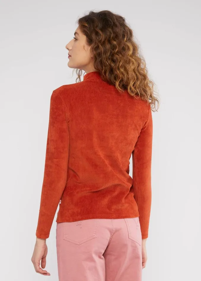 Blutsgeschwister Longsleeve Jolly Turtle Brown Women Tops