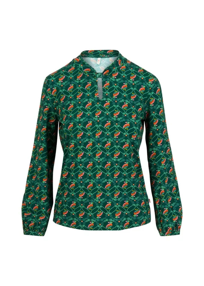 Blutsgeschwister Longsleeve Oh My Knot Green Women Tops