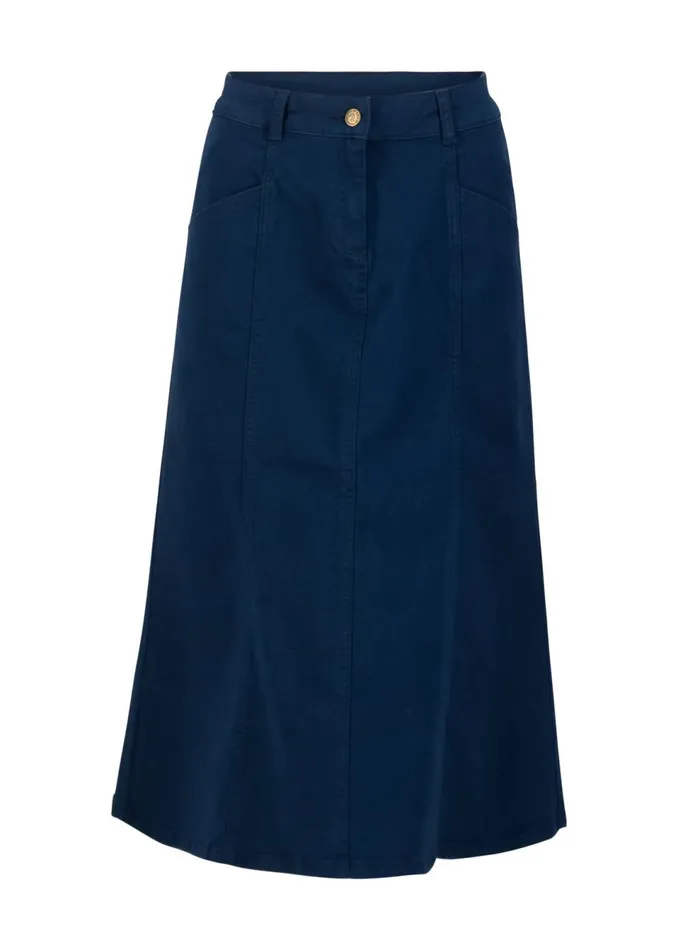 Blutsgeschwister Midi Skirt Power Panel Blue Women Skirts