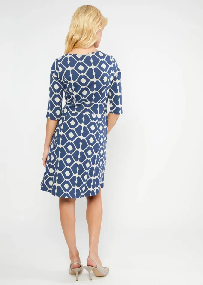 Blutsgeschwister Shift Dress Marine A Lula Blue Women Dresses