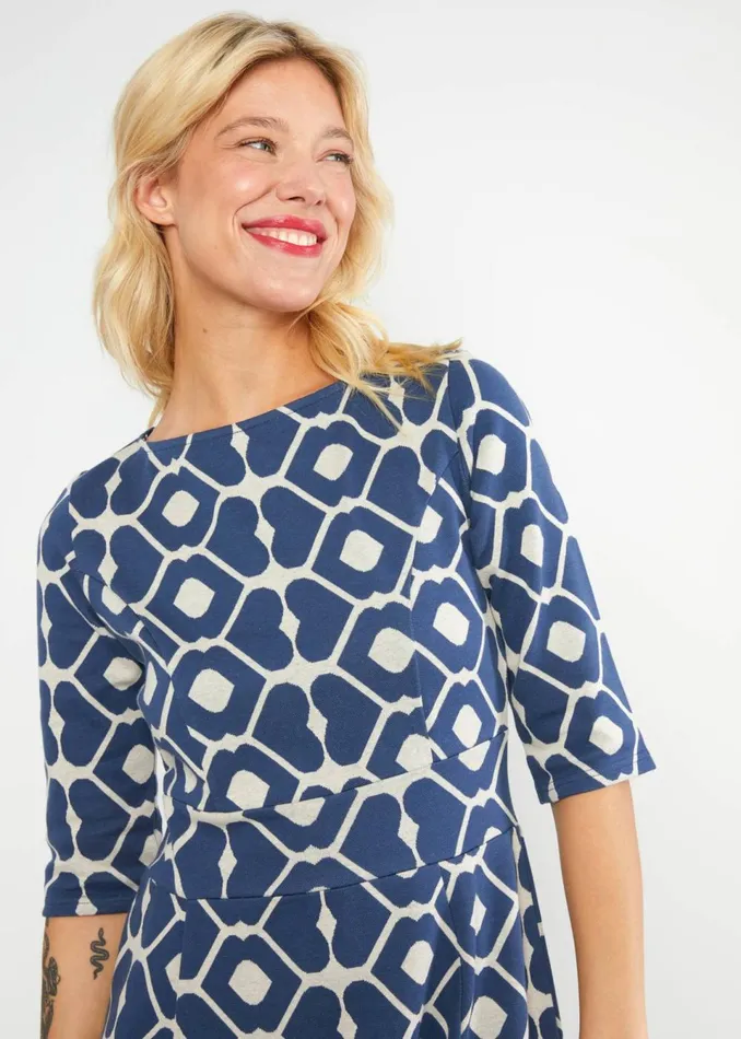 Blutsgeschwister Shift Dress Marine A Lula Blue Women Dresses