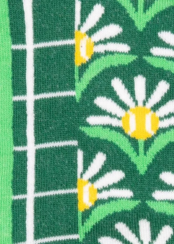 Blutsgeschwister Socks Sensation Steps Snkr Green Women Socks