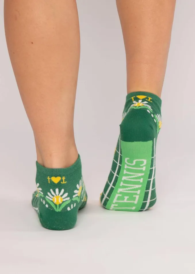 Blutsgeschwister Socks Sensation Steps Snkr Green Women Socks