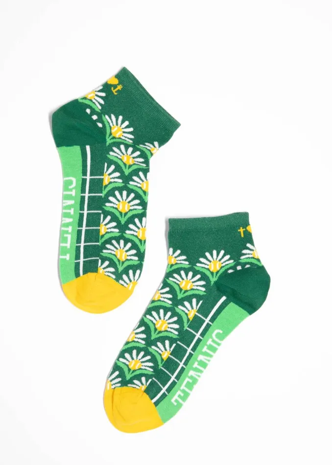 Blutsgeschwister Socks Sensation Steps Snkr Green Women Socks