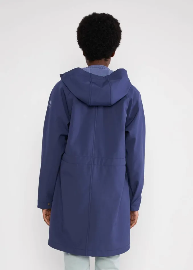 Blutsgeschwister Soft Shell Jacket Softfriese Blue Women Jackets and Coats