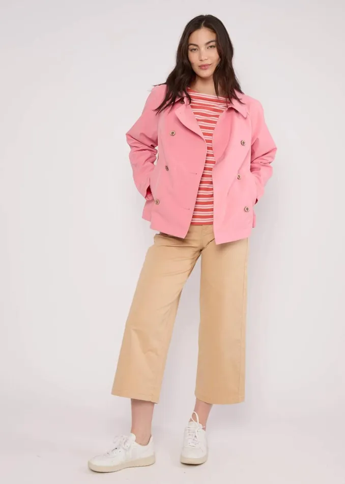 Blutsgeschwister Soft Shell Jacket Tiny Trench Red Women Jackets and Coats