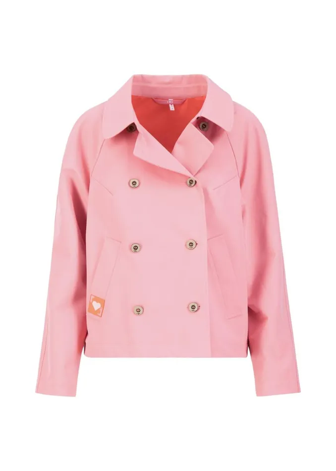 Blutsgeschwister Soft Shell Jacket Tiny Trench Red Women Jackets and Coats
