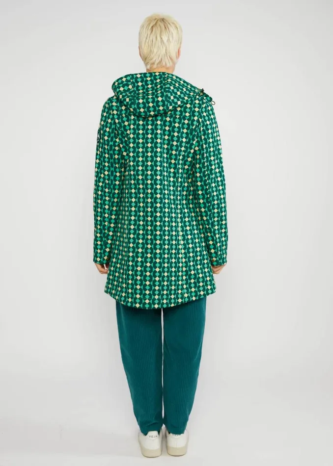 Blutsgeschwister Soft Shell Jacket Wild Weather Green Women Jackets and Coats
