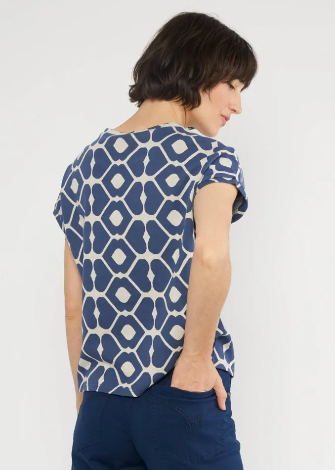 Blutsgeschwister TShirt Teesily Blue Women Tops