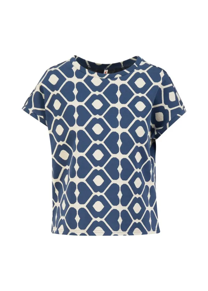 Blutsgeschwister TShirt Teesily Blue Women Tops