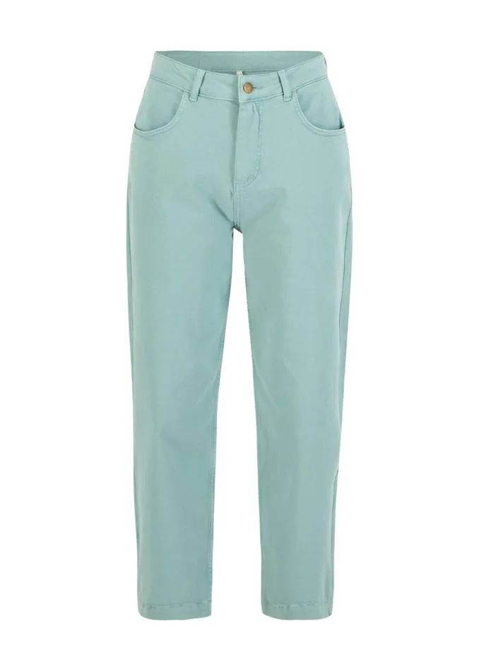 Blutsgeschwister Trousers High Waist Olotte Remade Blue Women Trousers
