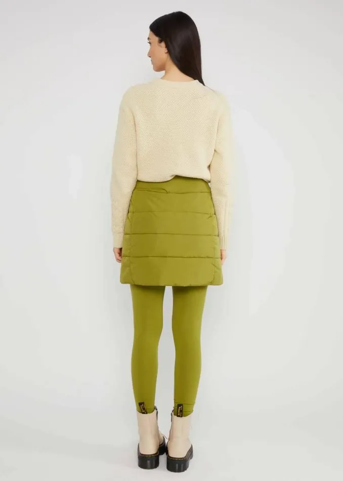 Blutsgeschwister Winter Skirt No Down Zip039n039zap Green Women Skirts