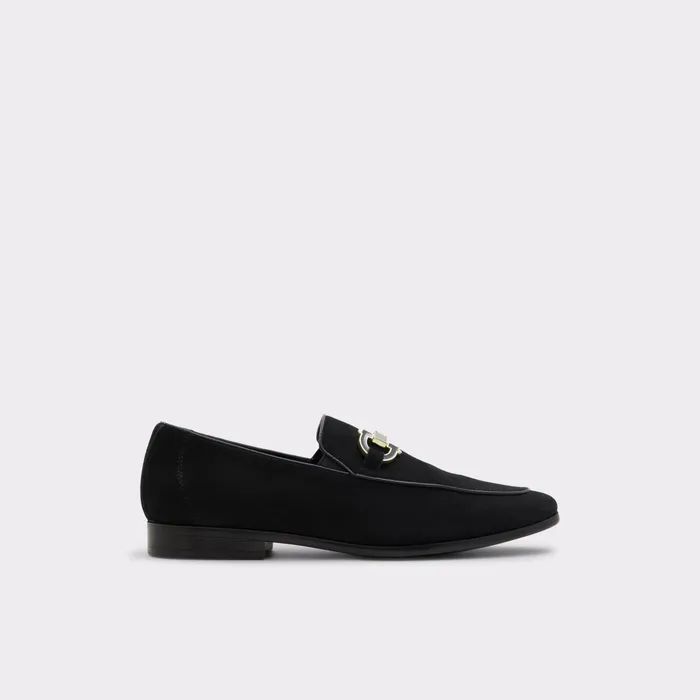 Bolton Black Leather Suede Men ALDO Loafers and SlipOns
