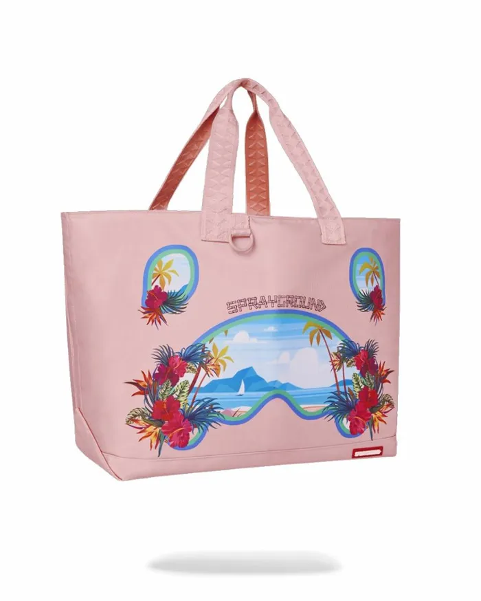 BORA BORA SHARK ISLAND VILLA BEACH TOTE Bags SPRAYGROUND