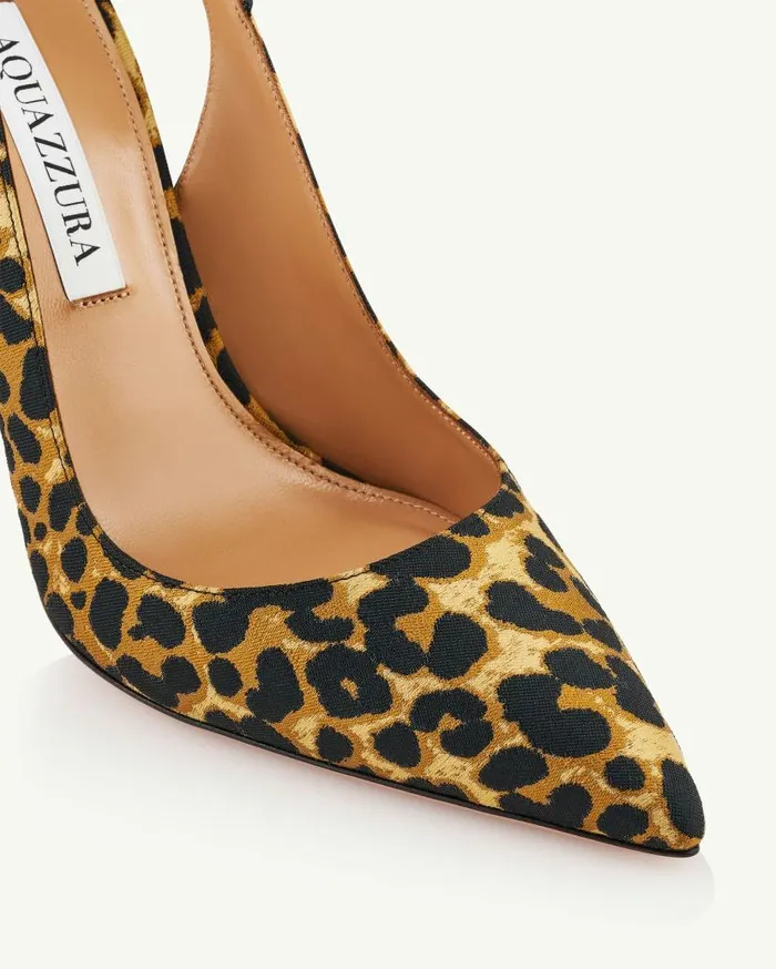 Bow Tie Pump 105 Leopard Women Aquazzura Pumps Bow Tie Pump 105 Leopard Women Aquazzura Pumps