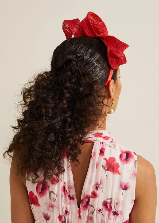Bow Twist Headband Vermillion Women Phase Eight Headbands