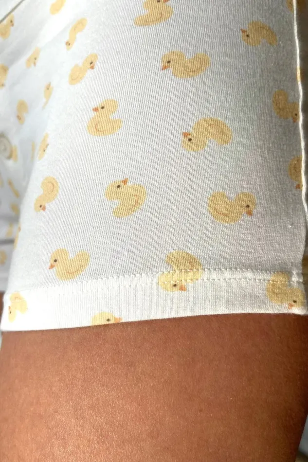 Boyshort Duck Underwear White Women Brandy Melville Intimates