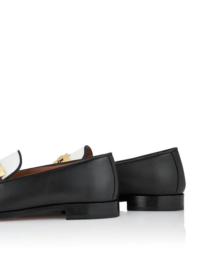 Brandi Mocassin Blackwhite Women Aquazzura Flats Brandi Mocassin Blackwhite Women Aquazzura Flats