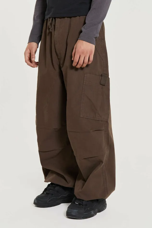 Brown Parachute Cargo Pants Brown Men Jaded London Parachute Pants Brown Parachute Cargo Pants Brown Men Jaded London Parachute Pants